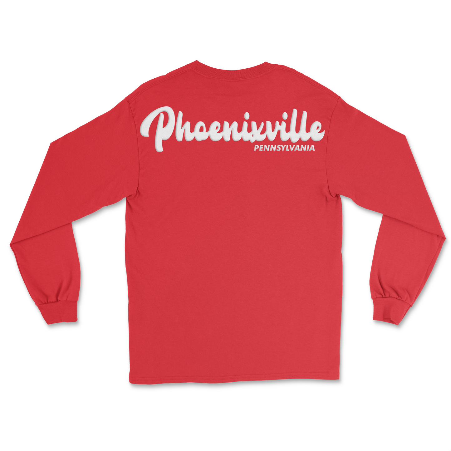 Phoenixville Premium Retro Style PUFF Longsleeve Tee