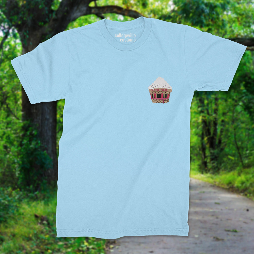 Vintage Styled "Greetings From Collegeville" 50/50 Blend Shirt