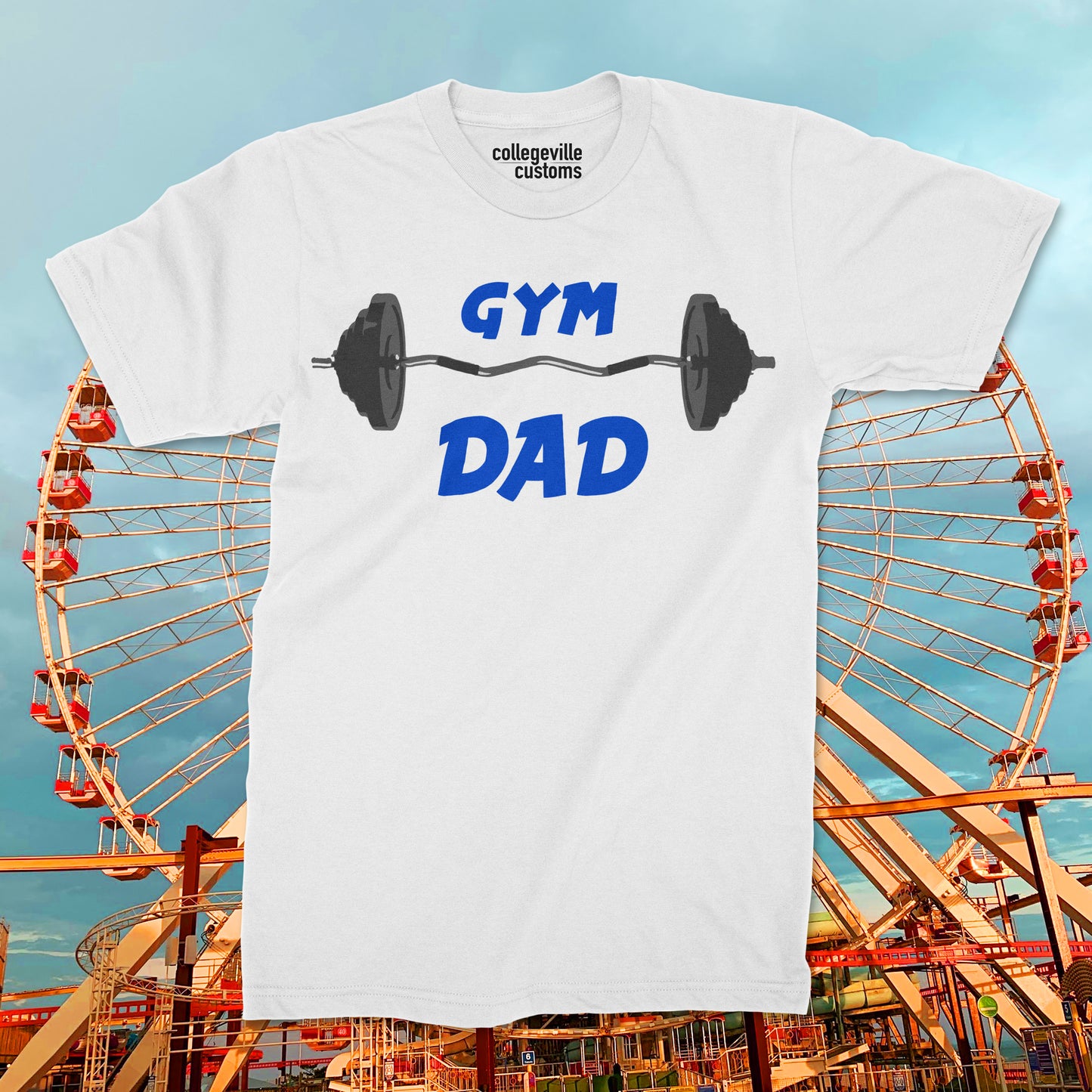 Funny "Gym DAD" Father's Day Humor Dry-Fit tee