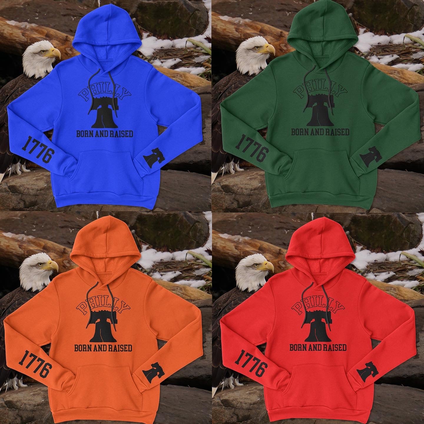 Philly Born and Raised Premium Hoodie