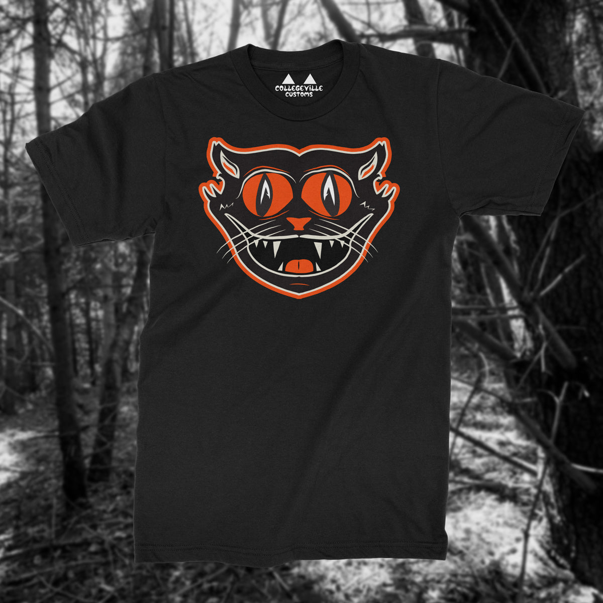 Vintage Black Cat T-Shirt